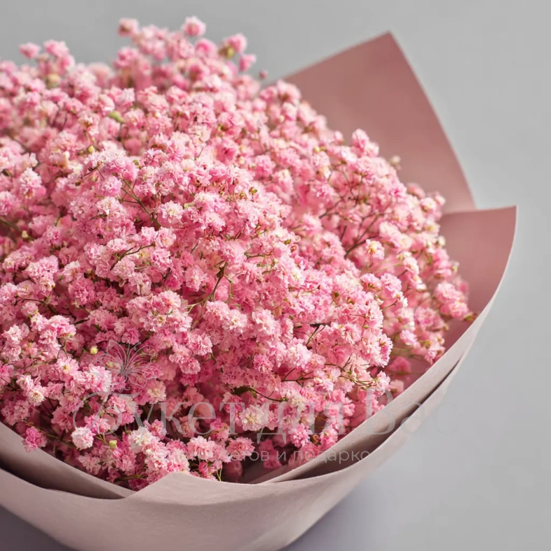 Монобукет из гипсофилы &laquo;Ажурный комплимент&raquo;