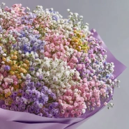 Монобукет из гипсофилы &laquo;Пушистая симфония&raquo; 1