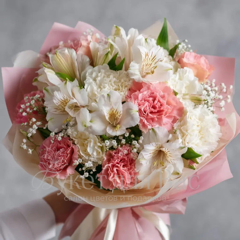 Букет с альстромериями &laquo;Игривое настроение&raquo;