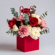 Композиция в сумочке &laquo;Цветы в ритме города&raquo; 0