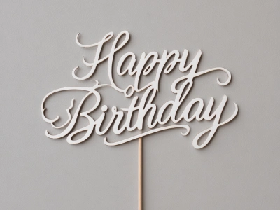 Топпер «С Днем рождения»